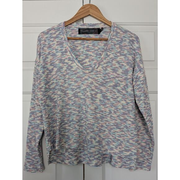 Code X Mode V Neck Slouchy Sweater - Picture 2 of 7